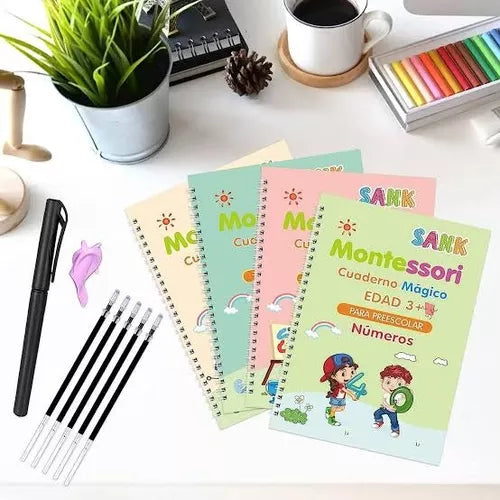 KIT DE LIBROS MONTESSORI REUTILIZABLES