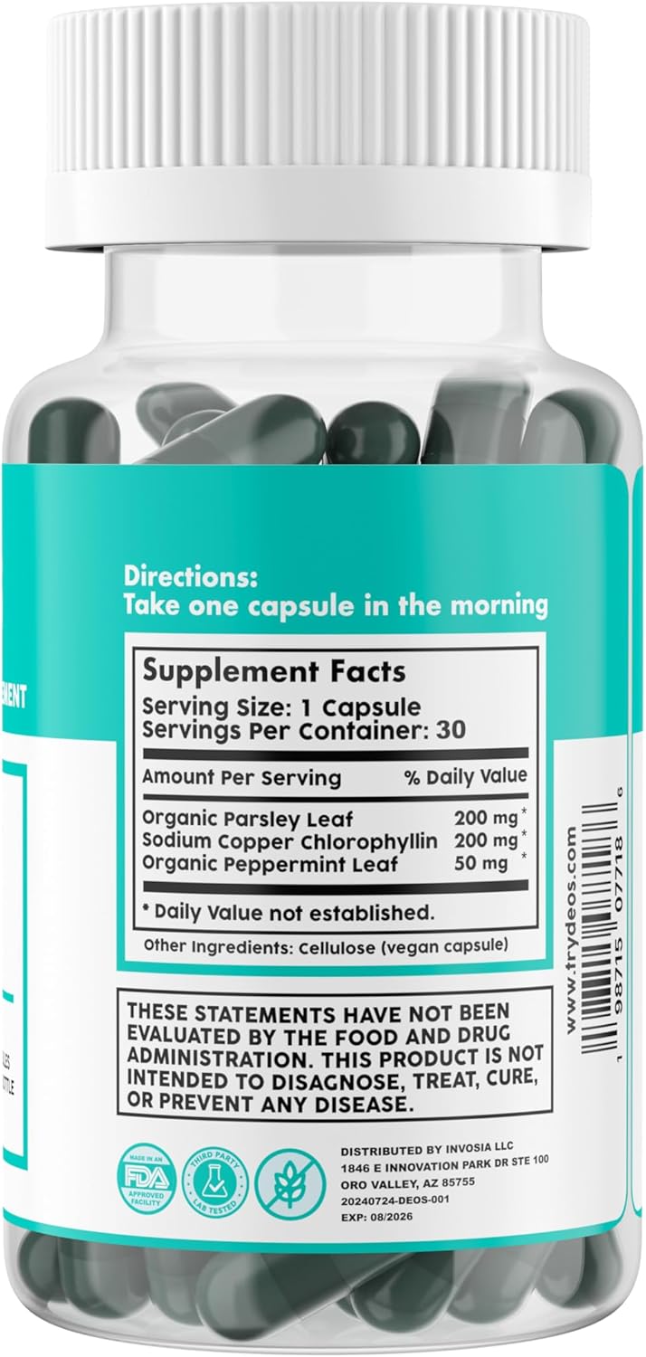 DESODORANTE DEOS - 30 CAPSULAS RECUBIERTAS