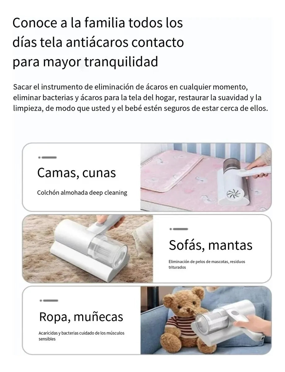Removedor de Ácaros y Polvo - DUST SUCTION MITE REMOVER