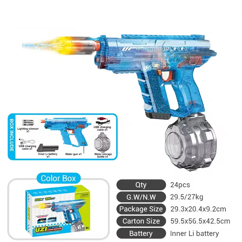 PISTOLA DE AGUA UZI ELÉCTRICA