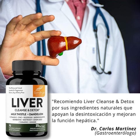 Liver Cleanse & Detox 11 en 1 | Apoyo Natural para el Hígado