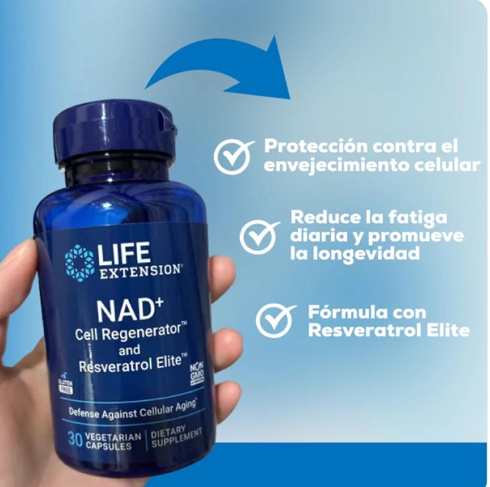 NAD PLUS Y RESVERATROL