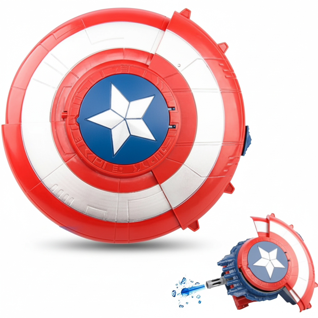 ESCUDO CON HIDROGEL DEL CAPITÁN AMERICA