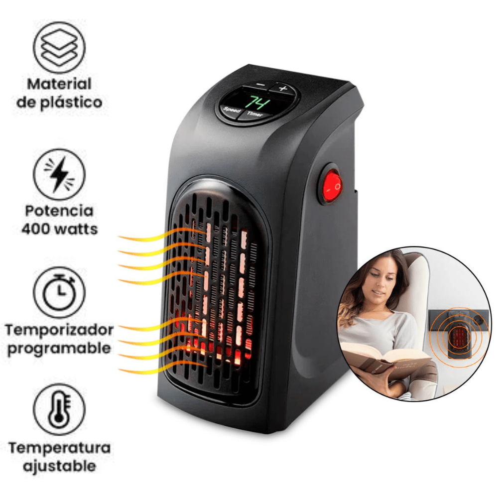 CALEFACTOR DE PANTALLA LED HANDY HEATER