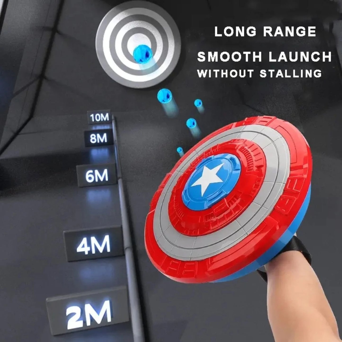 ESCUDO CON HIDROGEL DEL CAPITÁN AMERICA