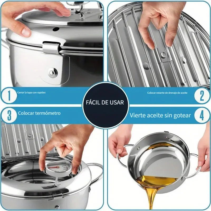 OLLA JAPONESA PARA FRITURAS 3.4L
