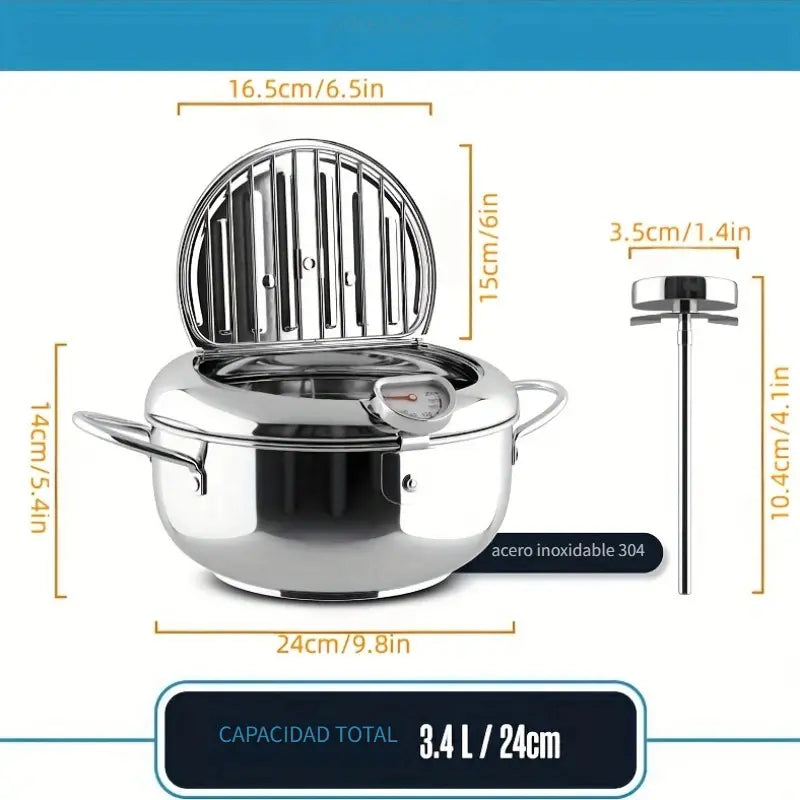 OLLA JAPONESA PARA FRITURAS 3.4L