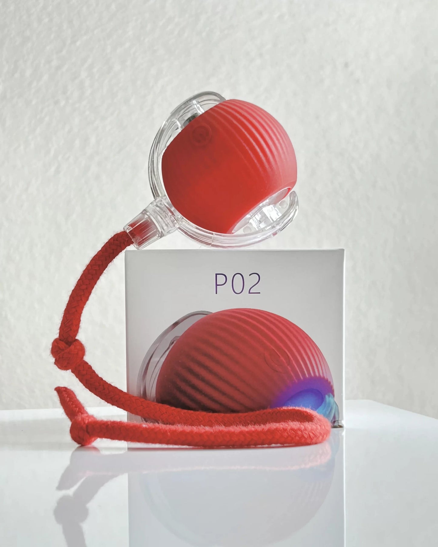 PELOTA INTERACTIVO PARA GATOS con Soga