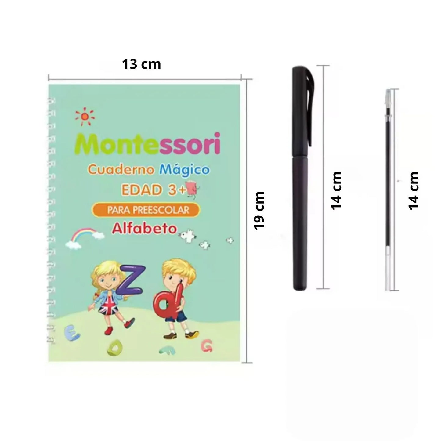 KIT DE LIBROS MONTESSORI REUTILIZABLES