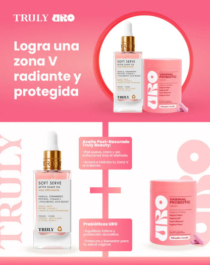 Pack Cuidado Íntimo Premium – Equilibrio Vaginal + Piel Suave (URO + Truly Soft)
