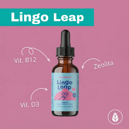 Lingo Leap Gotas con Zeolita + Vitamina B12 Activa y D3 | Gotas sin Azúcar