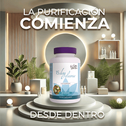 15 Day Cleanse Gut Support – Limpieza Digestiva y Bienestar Intestinal | 30 Cápsulas