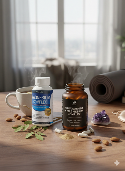 Pack Relajación Total – Ashwagandha 60 cápsulas + Magnesium Complex 90 cápsulas