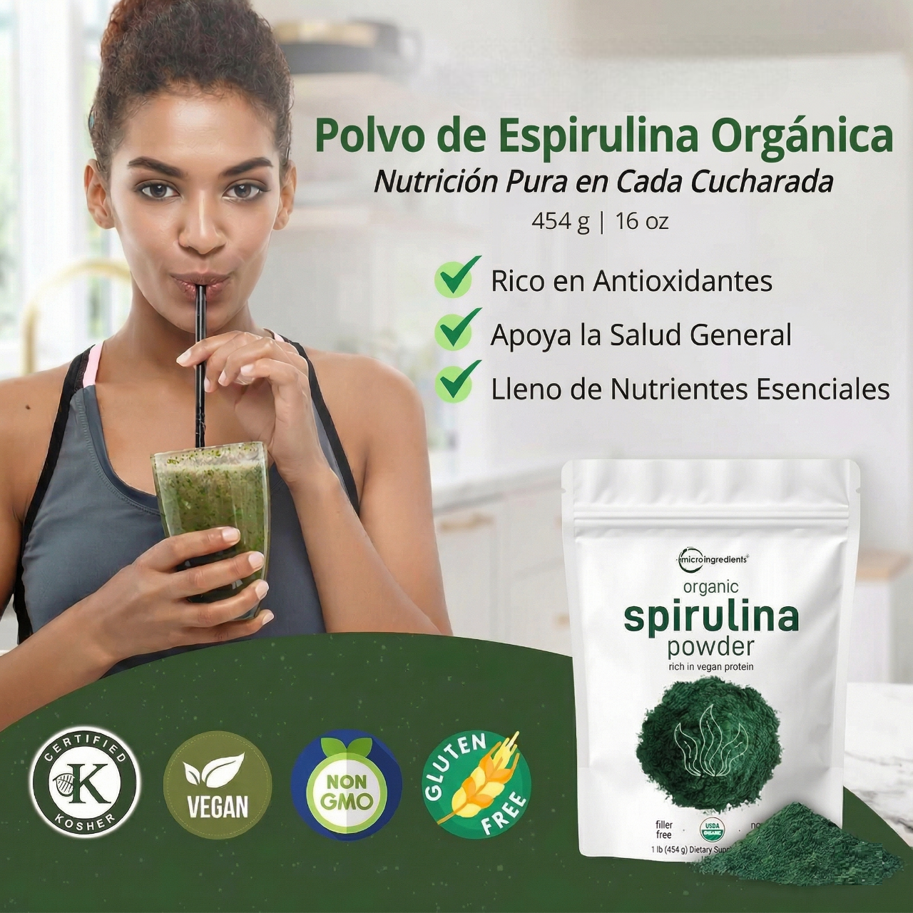 ORGANIC SPIRULINA POWDER