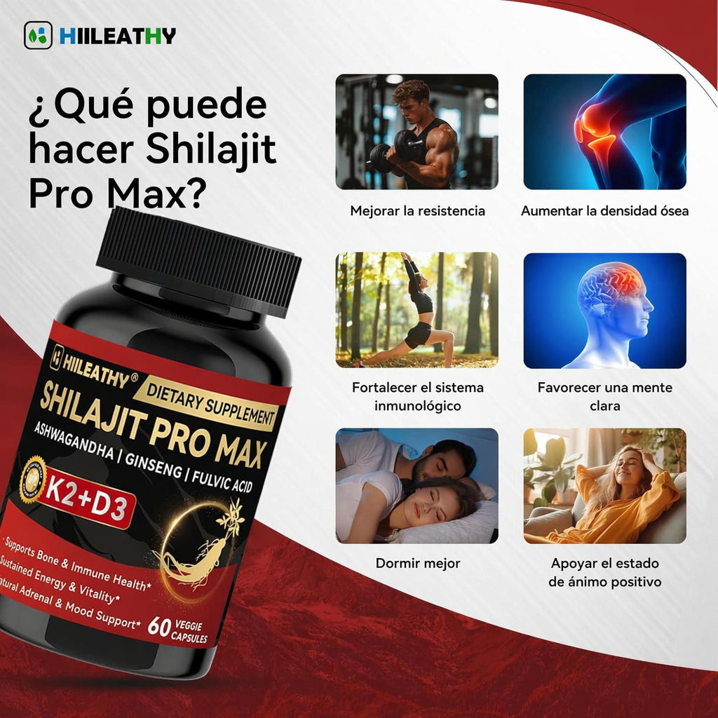 SHILAJIT PRO MAX + K2 + D3