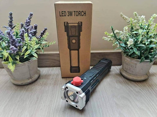 LINTERNA MARTILLO RECARGABLE USB