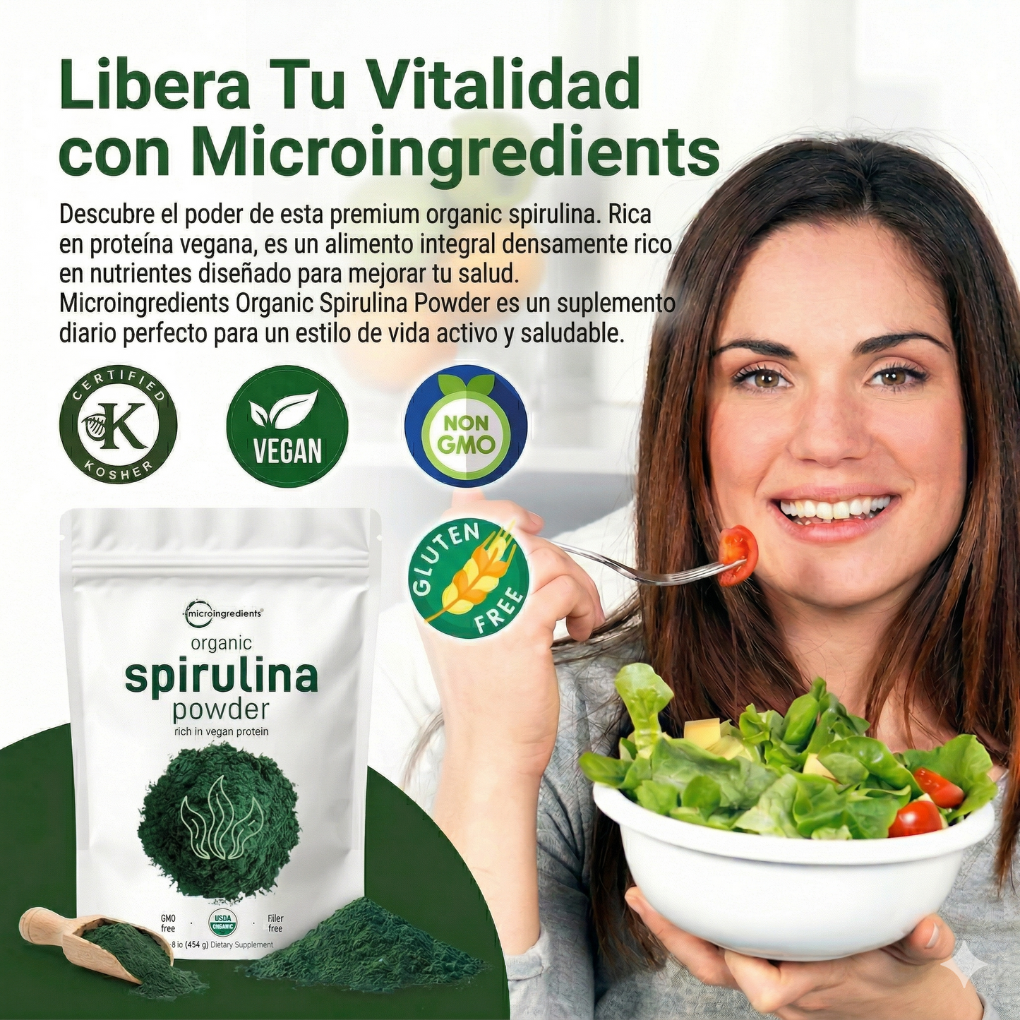 ORGANIC SPIRULINA POWDER