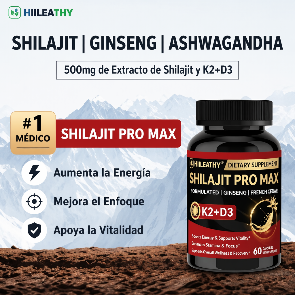 SHILAJIT PRO MAX + K2 + D3