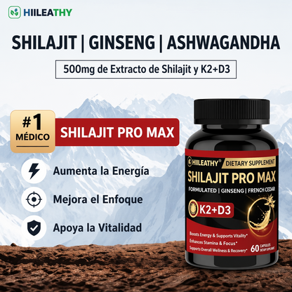 SHILAJIT PRO MAX + K2 + D3