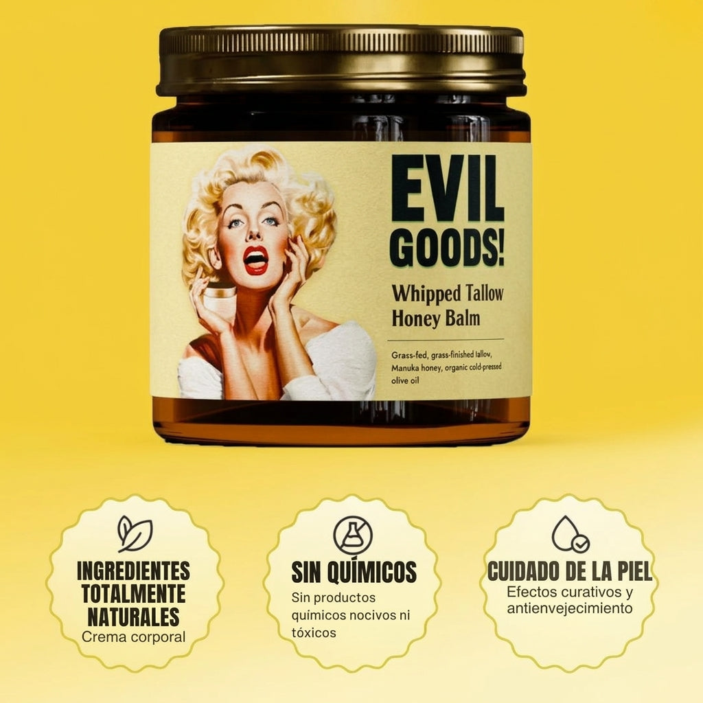 Bálsamo de Sebo de Res EVIL GOODS | Hidratación Profunda para Piel Seca