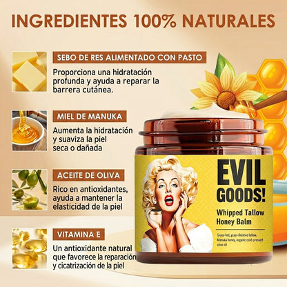Bálsamo de Sebo de Res EVIL GOODS | Hidratación Profunda para Piel Seca