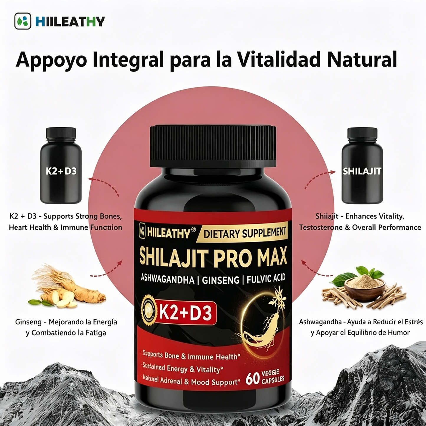 SHILAJIT PRO MAX + K2 + D3