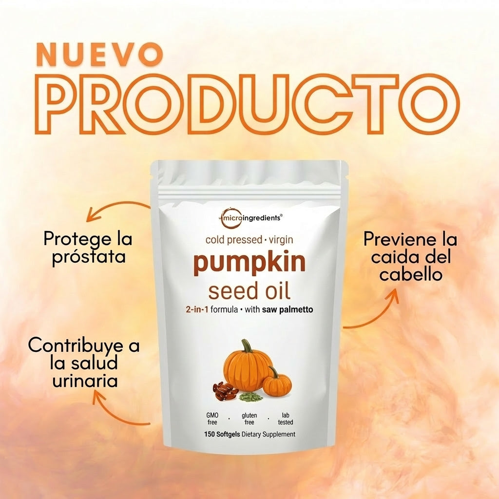 PUMPKIN SEED OIL CALABAZA 150 CAPSULAS
