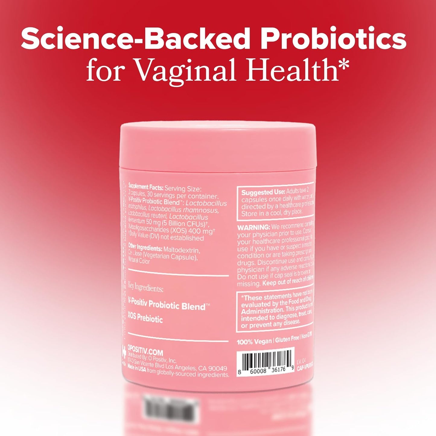 URO PREMIUM - Vaginal Probiotic Capsules