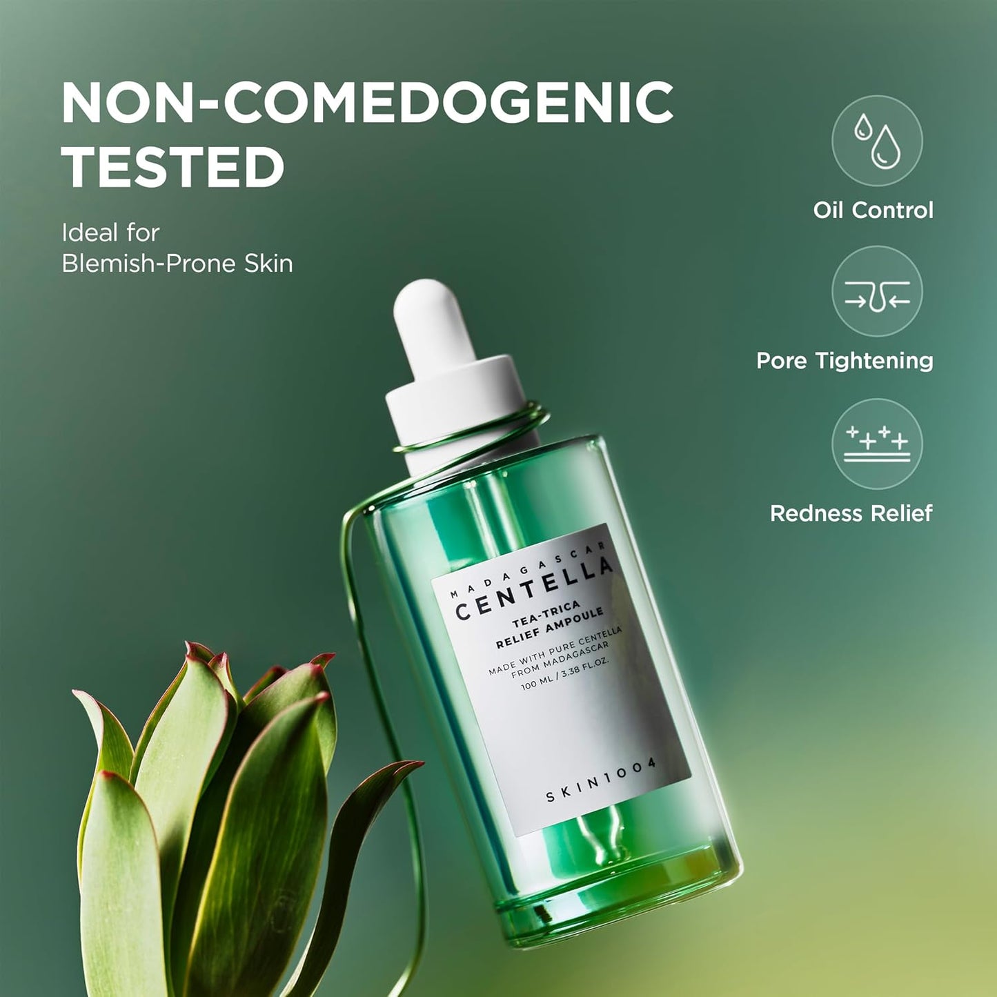 Ampolla Calmante de Centella Asiática y Tea Tree 30ml | Ayuda a Calmar Brotes y Enrojecimiento