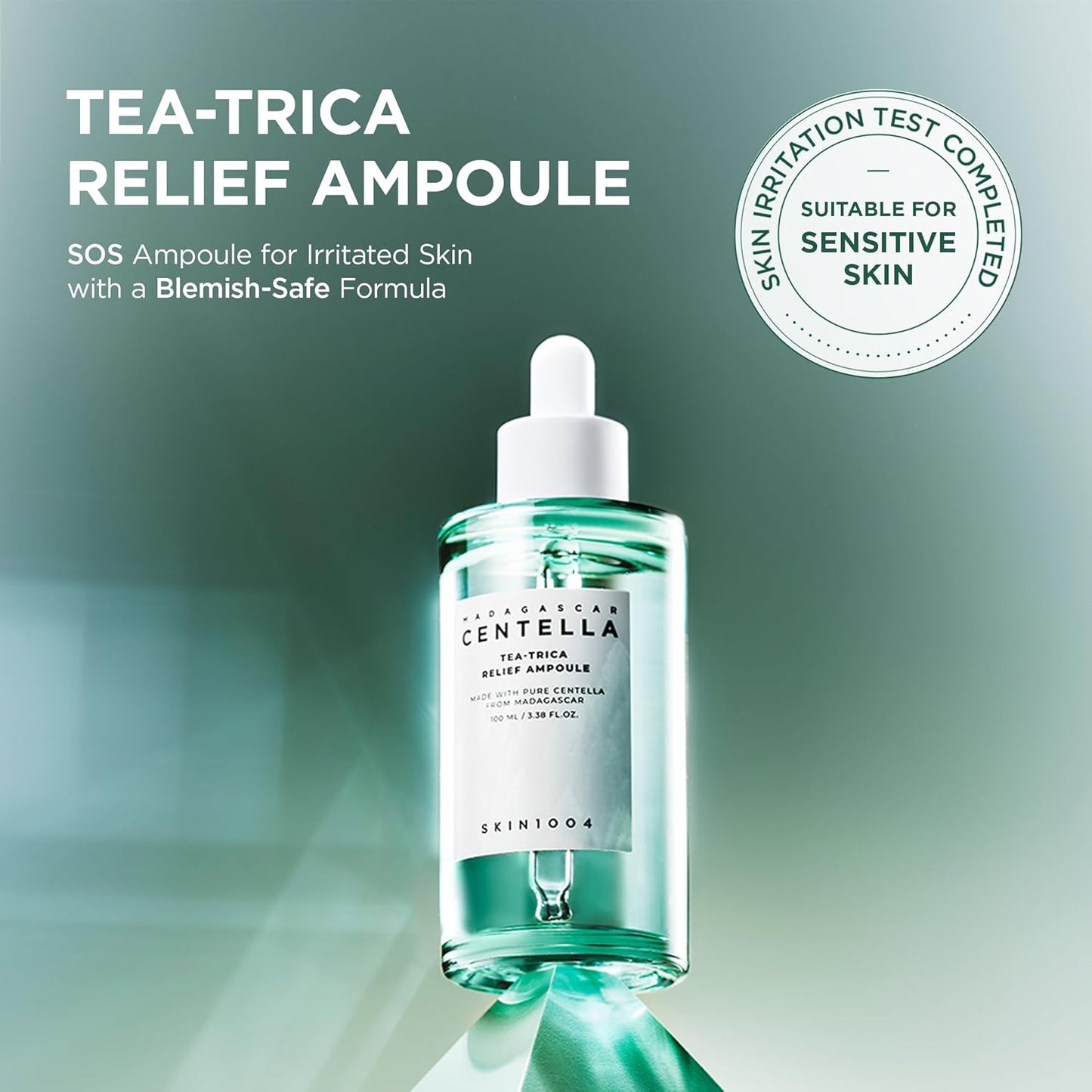 Ampolla Calmante de Centella Asiática y Tea Tree 30ml | Ayuda a Calmar Brotes y Enrojecimiento