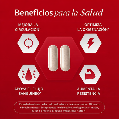 Óxido Nítrico Booster 1500 mg – 60 cápsulas de Alta Potencia | Rinde Más en Cada Entreno