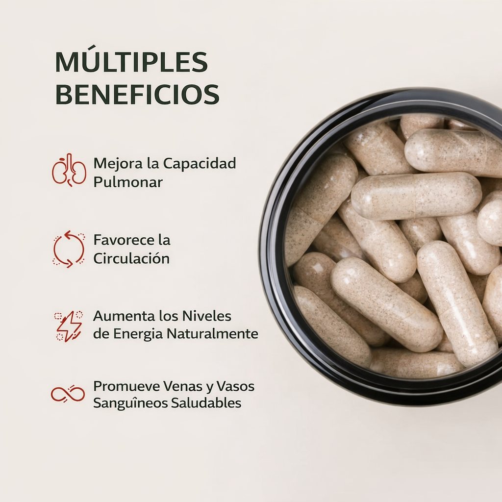 Óxido Nítrico Booster 1500 mg – 60 cápsulas de Alta Potencia | Rinde Más en Cada Entreno