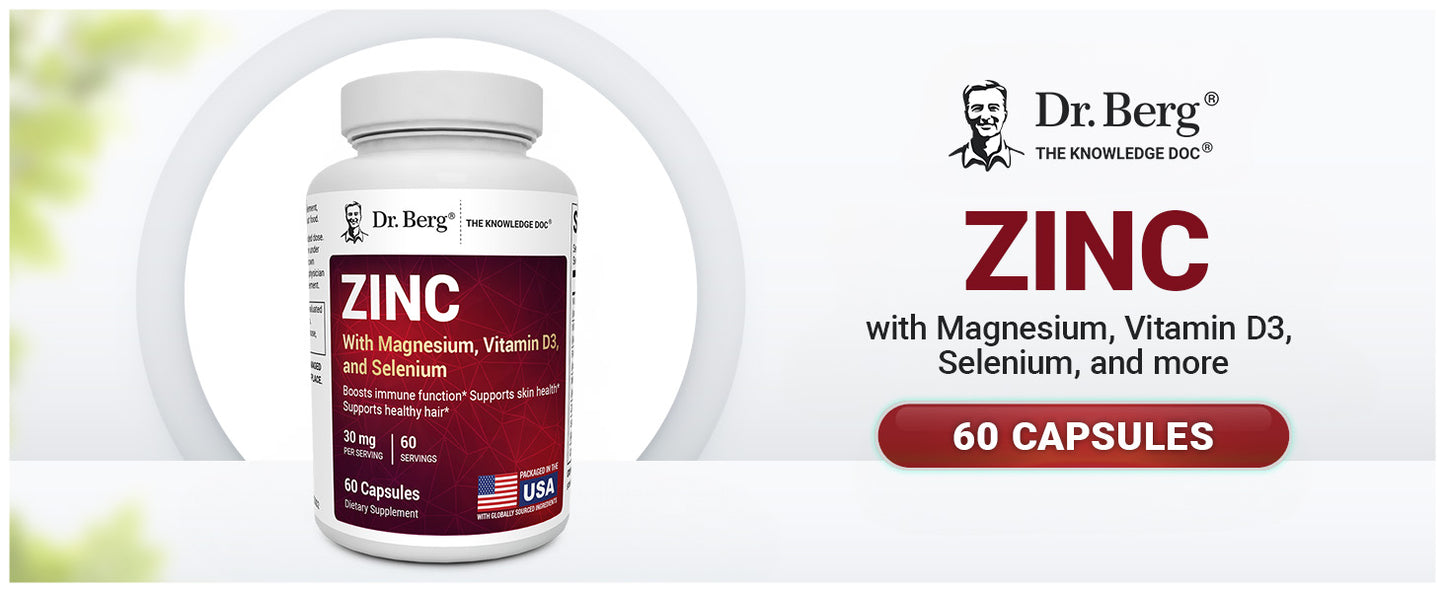 DR BERG. ZINC 60 cápsulas