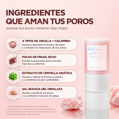 Mascarilla de Arcilla de Centella de Madagascar SKIN1004 | Limpieza Profunda de Poros
