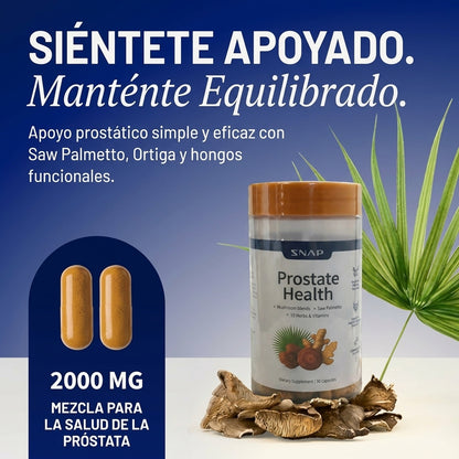 Prostate Health 90 Cápsulas | Apoyo Integral para la Salud Prostática