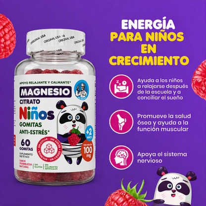 Magnesium Citrate Kids | Citrato de Magnesio en Gomitas 160 g