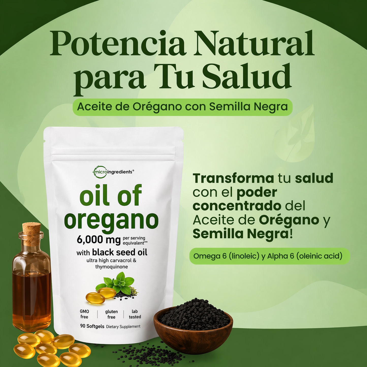 MICRO INGREDIENTS OIL OF OREGANO