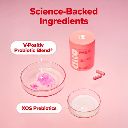 URO Vaginal Probiotic 60 Cápsulas – Probiótico Vaginal para Equilibrar pH, Flora Íntima y Bienestar Femenino