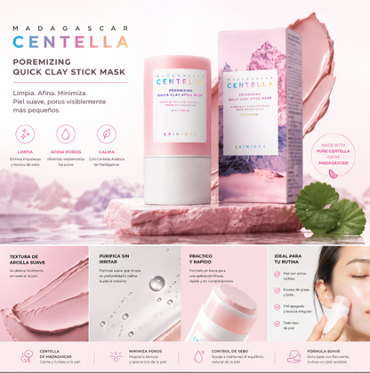 Mascarilla de Arcilla de Centella de Madagascar SKIN1004 | Limpieza Profunda de Poros