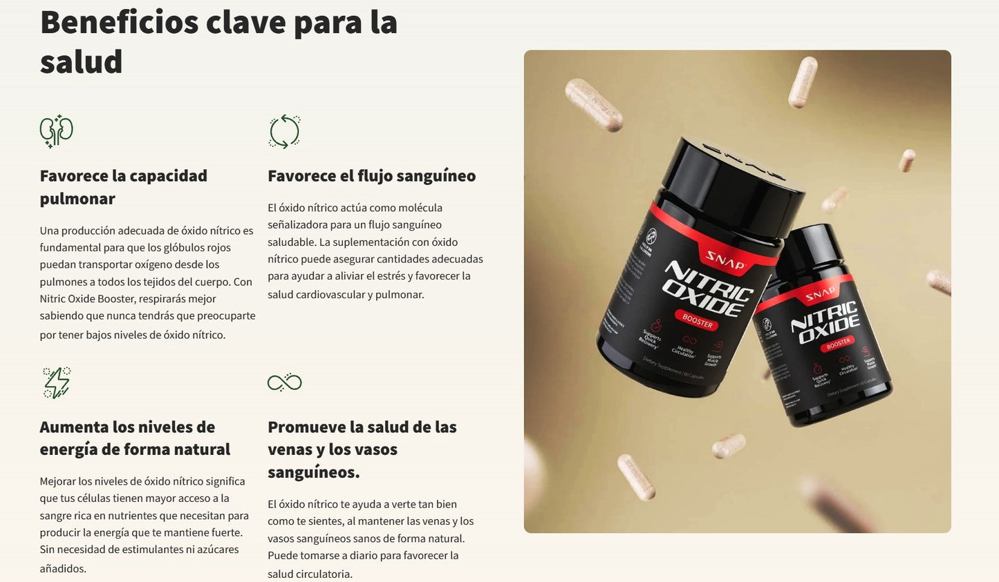 POTENCIADOR DE ÓXIDO NÍTRICO