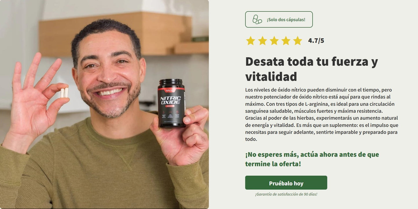 POTENCIADOR DE ÓXIDO NÍTRICO