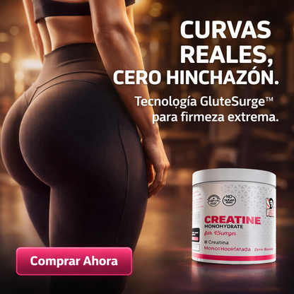 Creatina Monohidratada para Mujeres + Colágeno Hidrolizado 
Fuerza, Tonificación y Recuperación en 30 Días