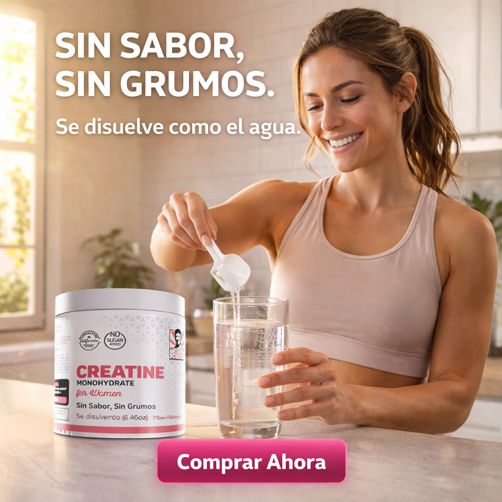 Creatina Monohidratada para Mujeres + Colágeno Hidrolizado 
Fuerza, Tonificación y Recuperación en 30 Días