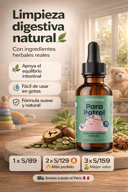 Gotas Naturales Para Limpieza Digestiva 🌿 | Equilibrio Intestinal Fácil | Para Patrol Perú