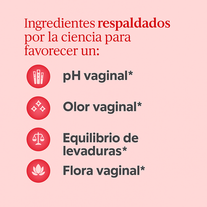 URO Vaginal Probiotic 60 Cápsulas – Probiótico Vaginal para Equilibrar pH, Flora Íntima y Bienestar Femenino