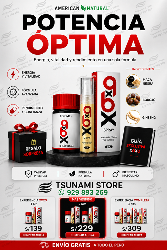 XOXO Premium Kit para Hombres | Vitalidad y Confianza Masculina