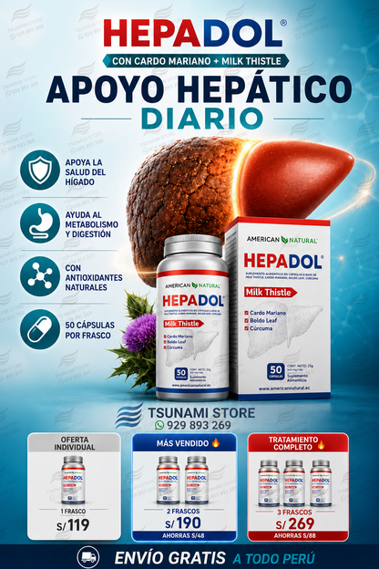 Hepadol American Natural | Apoyo Hepático y Salud del Hígado