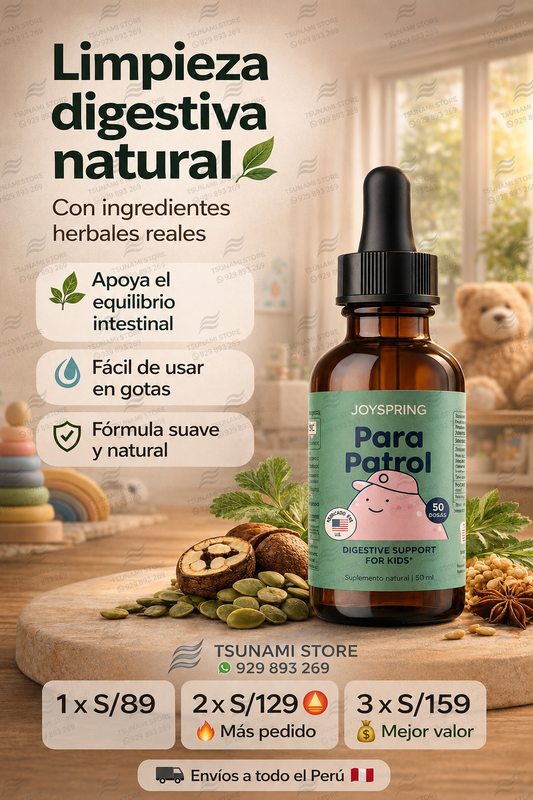 Gotas Naturales Para Limpieza Digestiva 🌿 | Equilibrio Intestinal Fácil | Para Patrol Perú