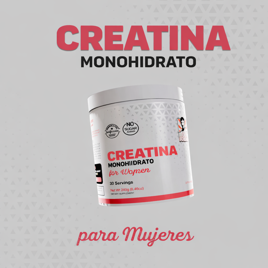 Creatina Monohidratada para Mujeres + Colágeno Hidrolizado 
Fuerza, Tonificación y Recuperación en 30 Días