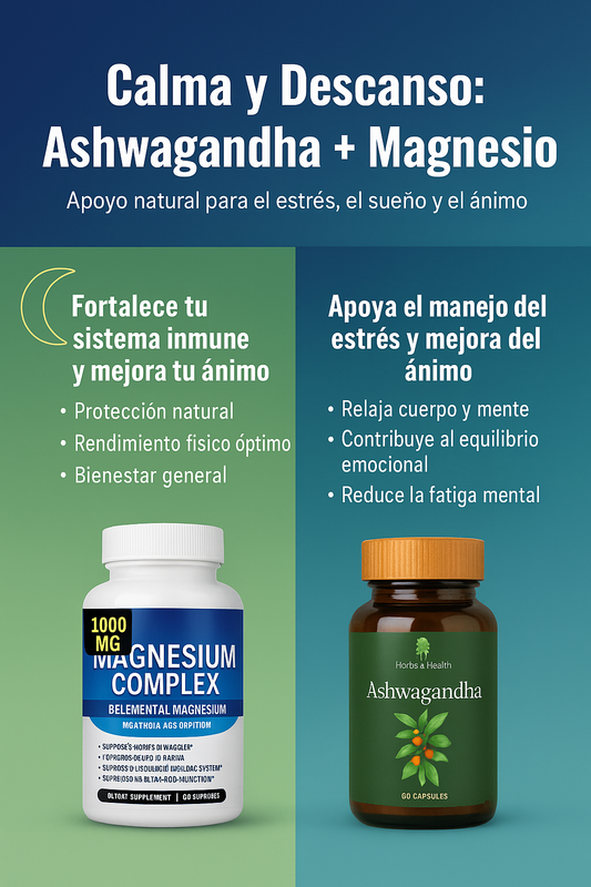 ASHWAGANDHA Y MAGNESIUM COMPLEX